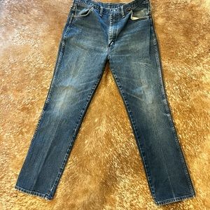 Vintage Wrangler Jeans Mens 38x33 Blue Pants 936 Cowboy Western Denim Tag